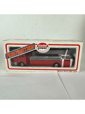 Model Power Fire Fighters Heavy Duty Die Cast Fire Truck O Scale